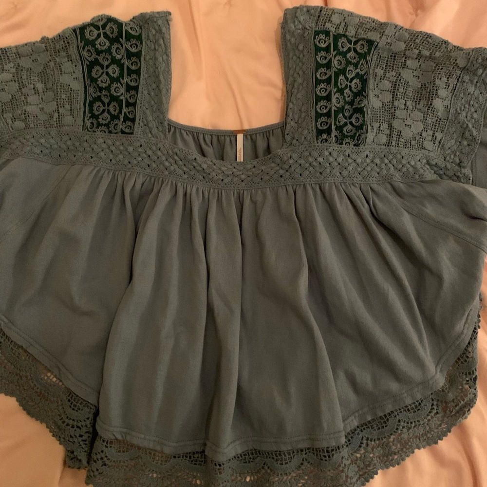 Boho style Free People top